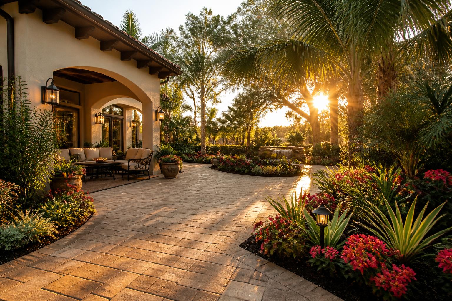 Beautiful Florida landscaping by Sun Haven